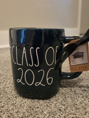 Rae Dunn Navy 'Class of 2026' Ceramic Graduation Mug